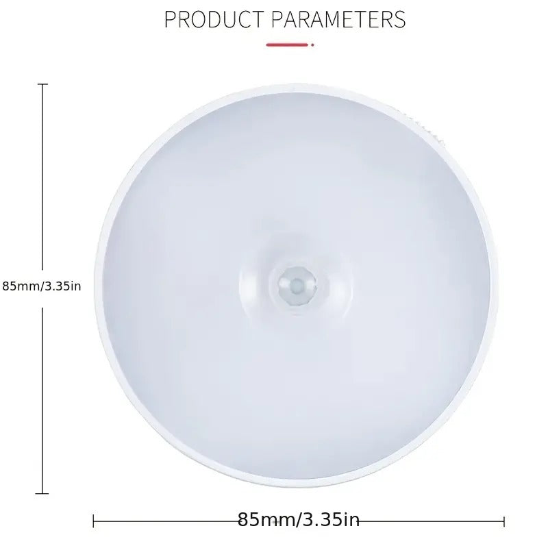 Motion Sensor Wireless Lights for Home (Pack of 2) – USB Rechargeable, Wireless LED Lights for Wardrobe, Cupboard, and Stairs💡✨