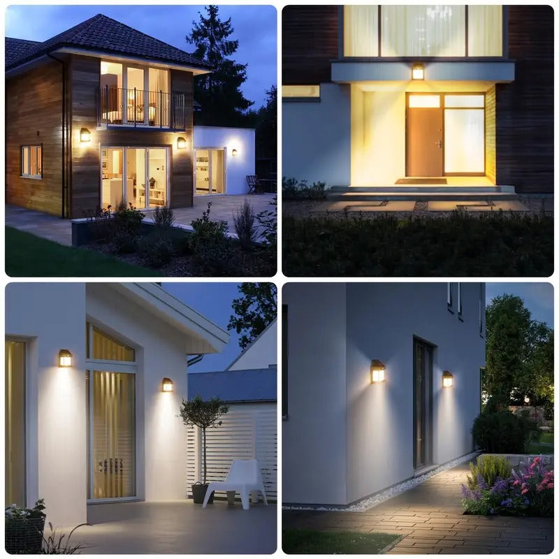 Solar Wall Lamp – Powerful and Eco-Friendly Outdoor Illumination (Pack of 2)