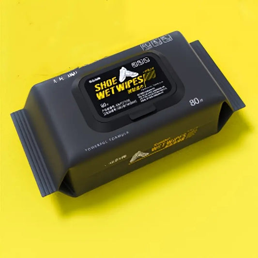 Instant Shine Shoe Cleaning Wipes (80 Pcs.) – Freshen Up Your Footwear Anywhere!