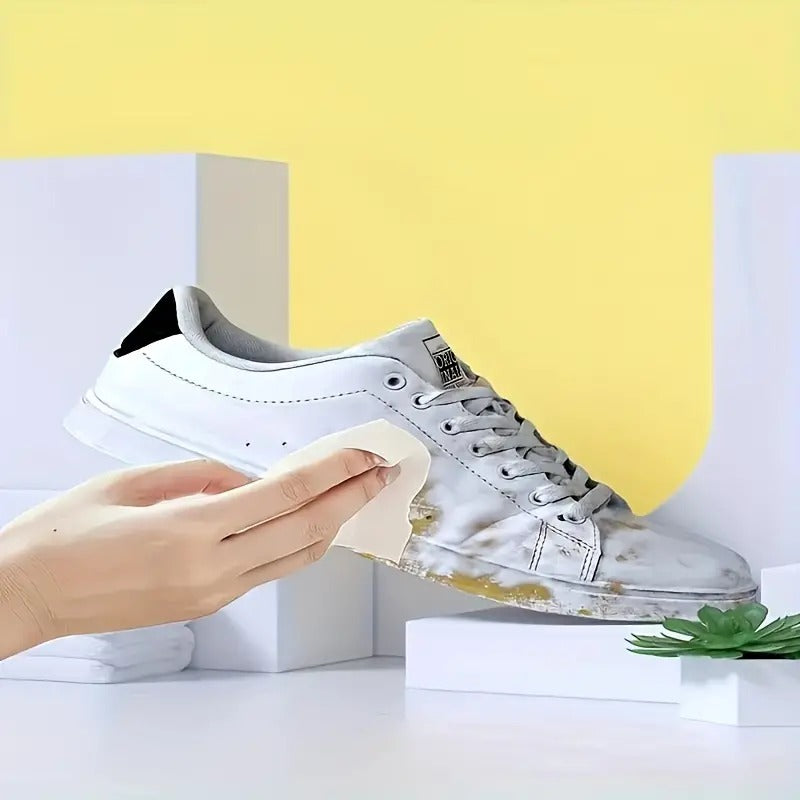 Instant Shine Shoe Cleaning Wipes (80 Pcs.) – Freshen Up Your Footwear Anywhere!
