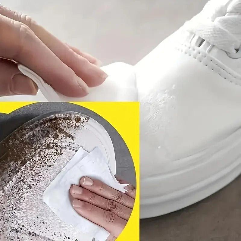 Instant Shine Shoe Cleaning Wipes (80 Pcs.) – Freshen Up Your Footwear Anywhere!
