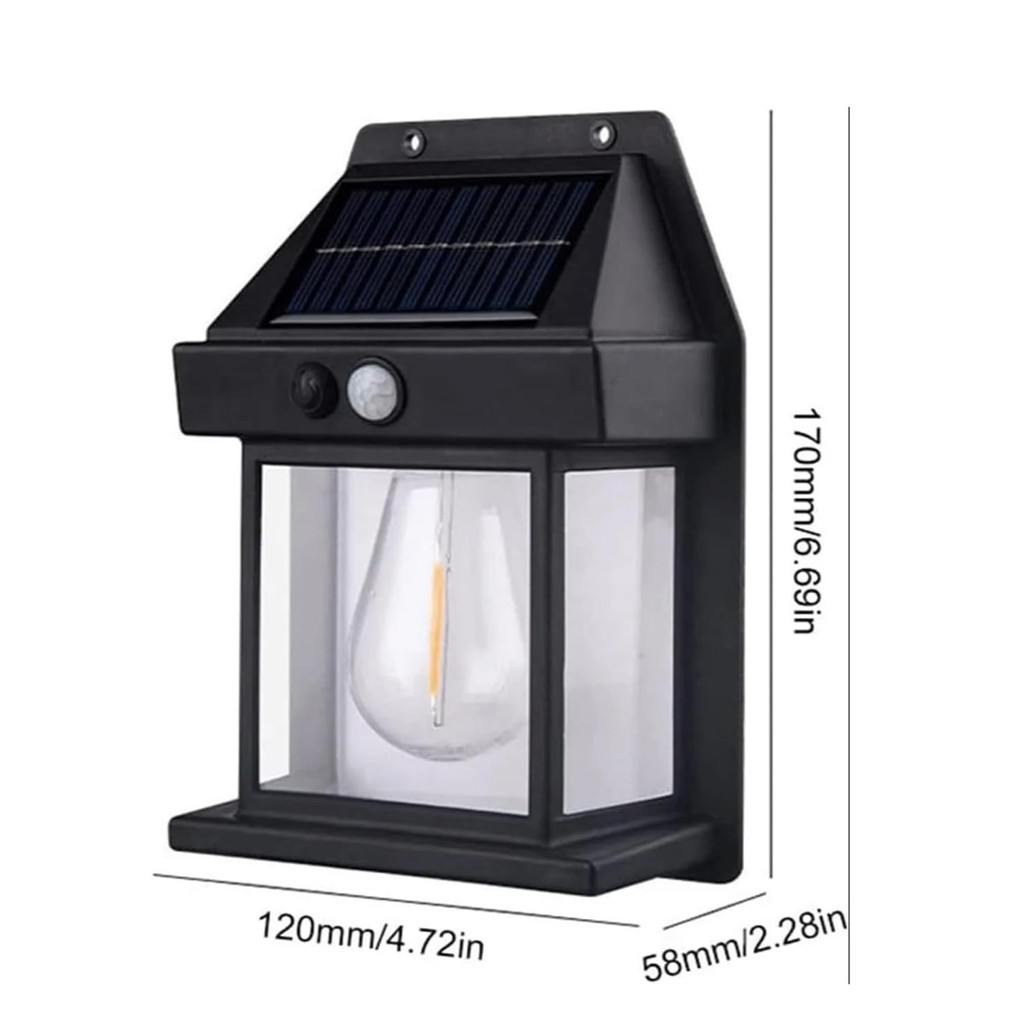 Solar Wall Lamp – Powerful and Eco-Friendly Outdoor Illumination (Pack of 2)