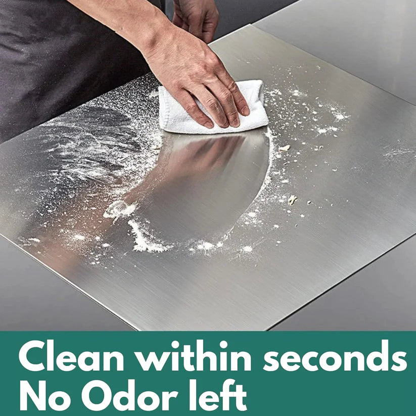 Premium Stainless Steel Chopping Board & Kitchen Countertop - 41 x 31 cm (Original Big Size) - Upgrade Your Culinary Experience