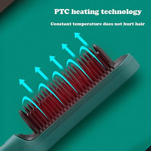 Hair Straightner Comb Brush, Say Goodbye to Frizz! Suitable for All Hair Types!